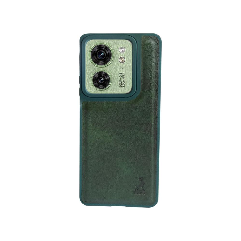 Aibex Shield Back Cover For Motorola Edge 40 | Vegan Leather - Aibex